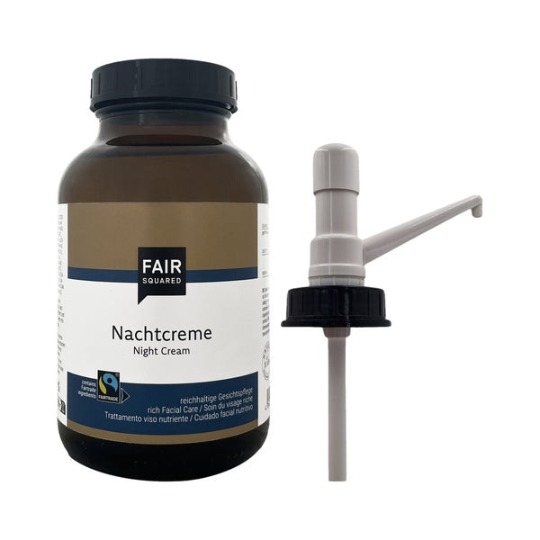 FAIR SQUARED Nachtcreme inkl. Dosierpumpe 1000 ml