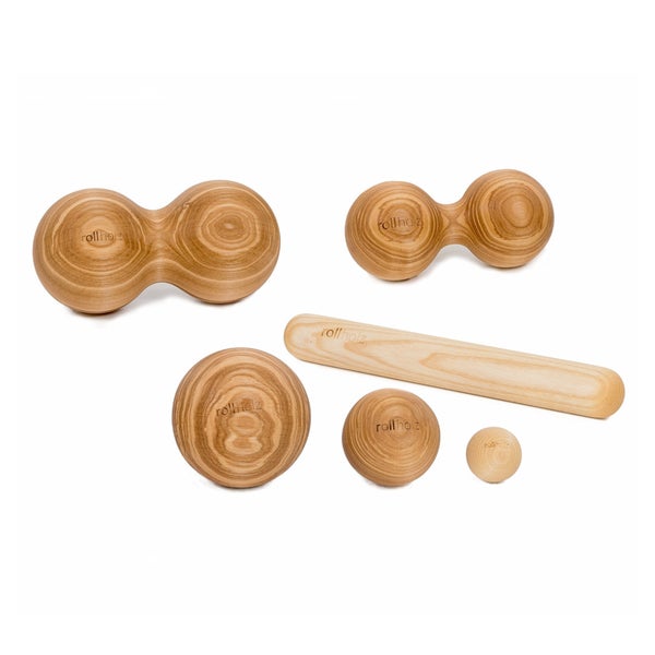 rollholz Faszienset 6-teilig Esche Made in Germany 1 St