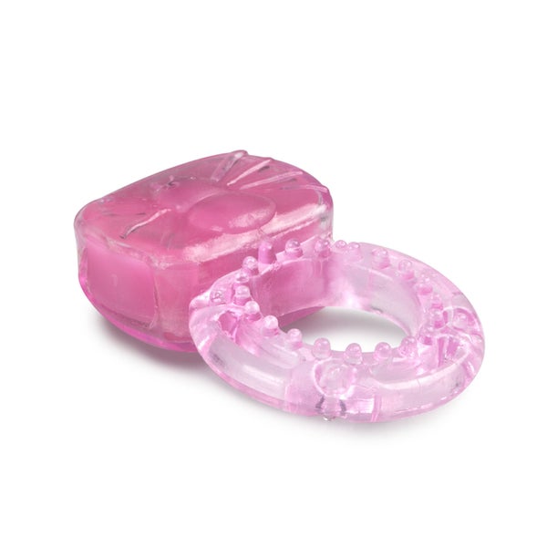 Easytoys - Pinker vibrierender Penisring mit Klitoris Stimulation