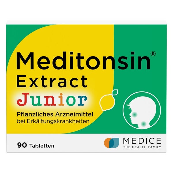 Meditonsin Extract Junior Pflanzliche Erkältungstabletten 90 St