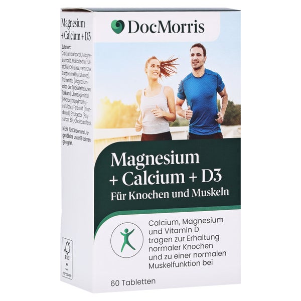DocMorris Magnesium + Calcium + D3 60 St