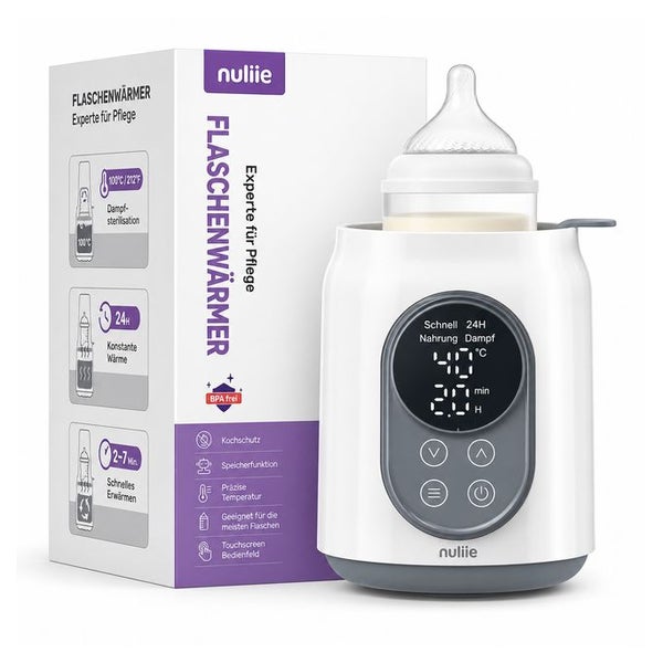 Nuliie 10-in-1 Elektrischer Flaschenwärmer 1 St
