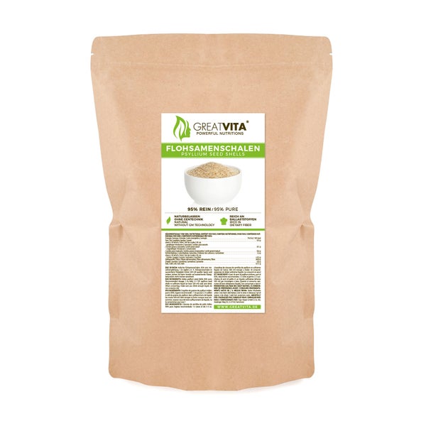 GreatVita Flohsamenschalen 1000 g