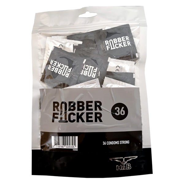«Rubber Fucker» 36 Stück, 53 mm, extra stark, 0,08mm Dicke (36 Kondome) 36 St