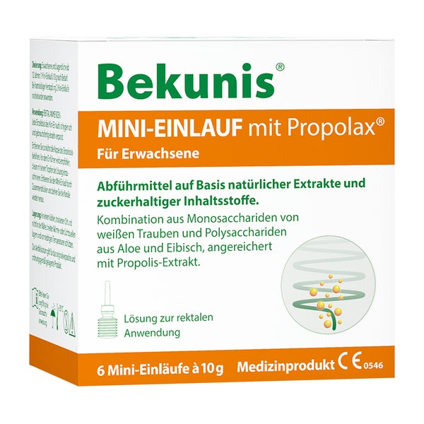 Bekunis Mini-einlauf Mit Propolax Klistiere 6 St