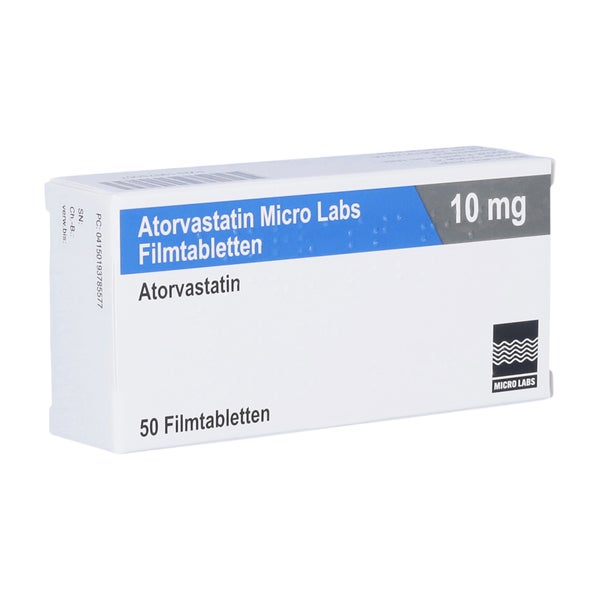 Atorvastatin Micro Labs 10 Mg Filmtabletten 50 St