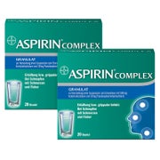 Produktabbildung: Aspirin® Complex Granulat Doppelpack 2X20 St