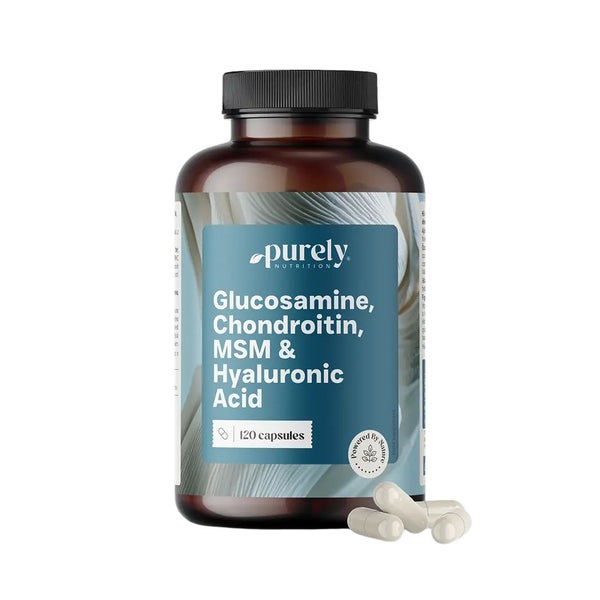 Purely Glucosamin, Chondroitin, MSM und Hyaluronsäure 120 St