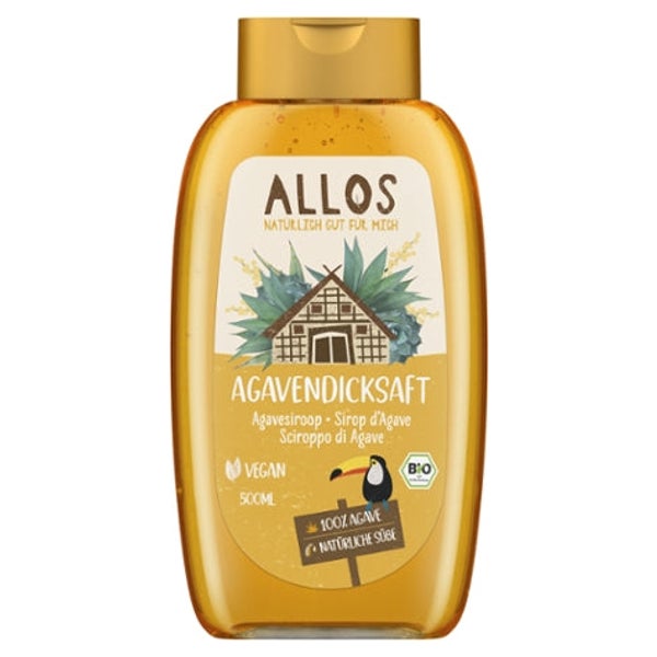 Allos Agavendicksaft im Spender Bio 500 ml