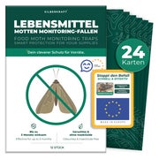 Silberkraft Lebensmittelmottenfallen 24 Fallen 24 St