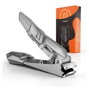Nagelknipser Edelstahl Schwarz Nail Clipper Auffangbehälter 1 St