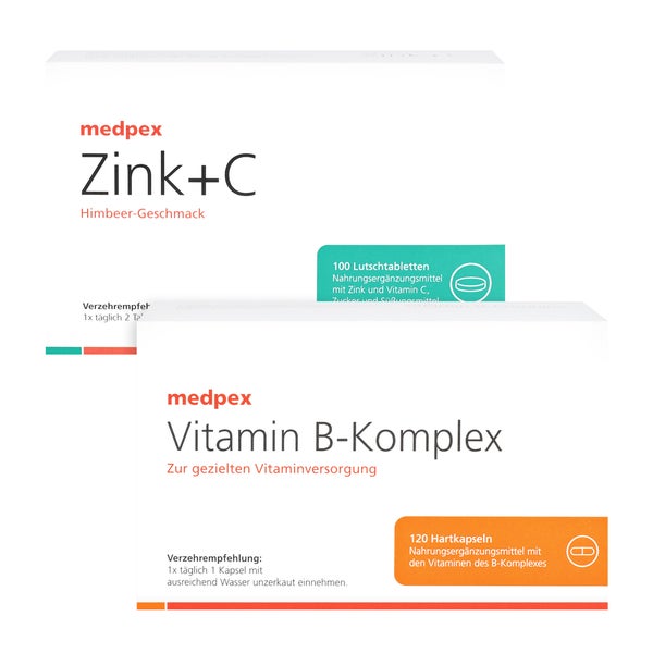 medpex Zink+C & Vitamin B-Komplex 1 Set