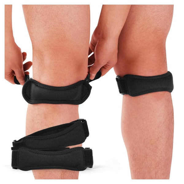 Kniebandage Patella Tendon Strap, 2er Set, Knieschutz für Sp 1 St