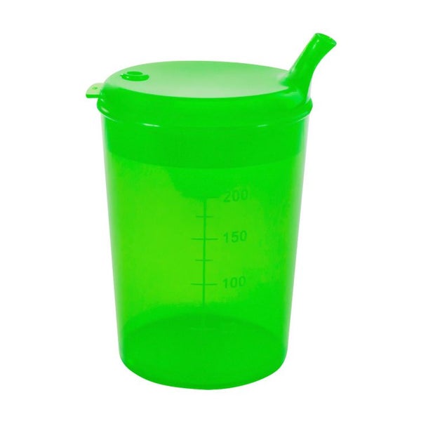 Medi-Inn Schnabelbecher Trinkbecher 250 ml Öffnung 8x4 mm grün 1 St