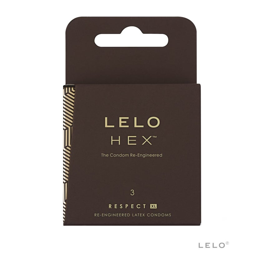 Respect XL – 3 Kondome, 58 mm, ultradünn, Sechseckstruktur (3 Kondome) 3 St