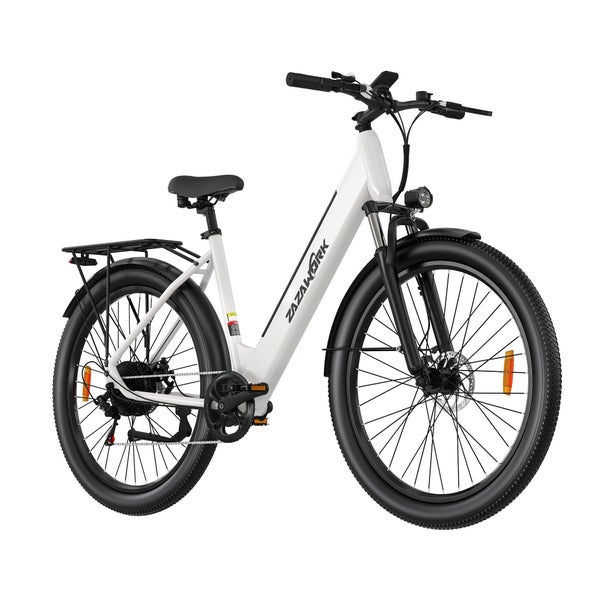 ZAZAWORK C28 Elektrofahrrad für Erwachsene, 36 V 20 Ah,Weiß 1 St