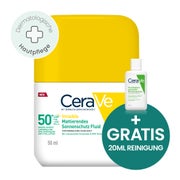 Produktabbildung: CeraVe Invisible Mattierendes Sonnenschutz Fluid LSF 50+ 50 ml