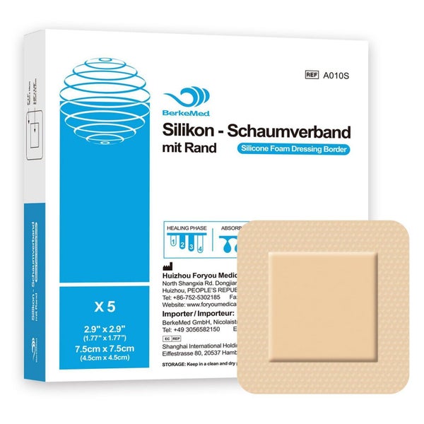Silikonschaumverband wasserdicht für Dekubitus 1 St