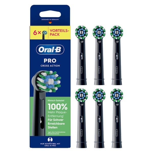 Oral B CrossAction CleanMaximiser schwarz 6 Stück 6 St