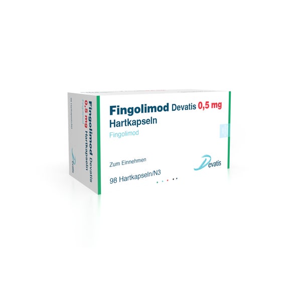 Fingolimod Devatis 0,5 mg Hartkapseln 98 St