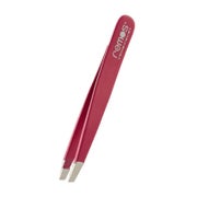 Mini-Augenbrauenpinzette Edelstahl 8 cm fuchsia 1 St