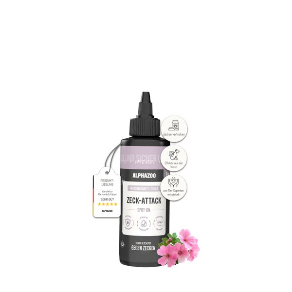 alphazoo ZeckAttack Spot-On für Hunde 100 ml