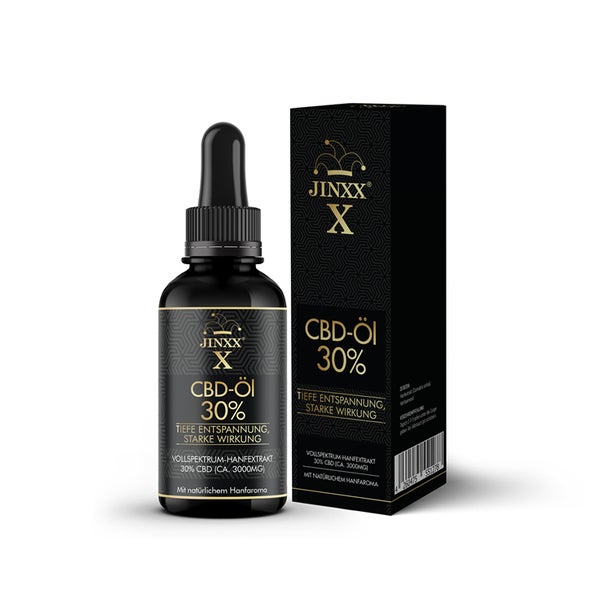 Jinxx® X - CBD-Öl 30 % – Tiefe Entspannung, starke Wirkung