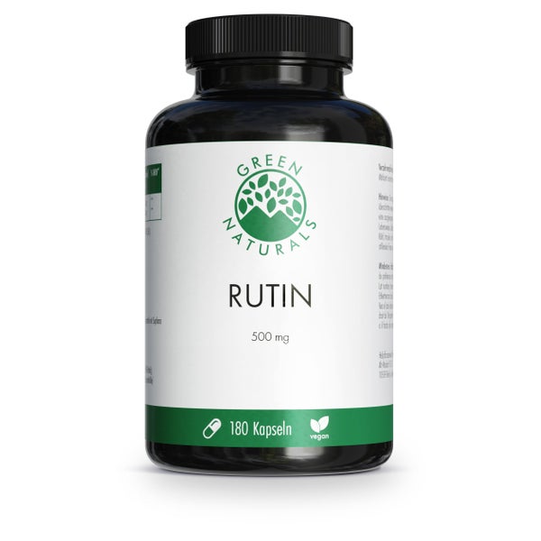 GREEN NATURALS Rutin 500 mg Sophora Japonica vegan 180 St