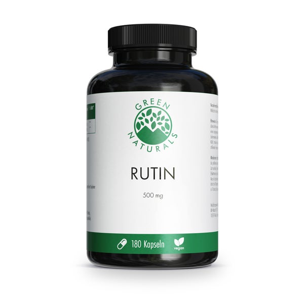GREEN NATURALS Rutin 500 mg Sophora Japonica vegan 180 St