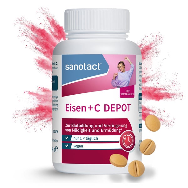 Sanotact Eisen+c Depot Tabletten 90 St