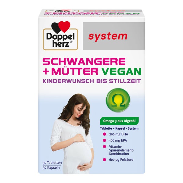 Doppelherz Schwangere+mütter Vegan syst. 60 St