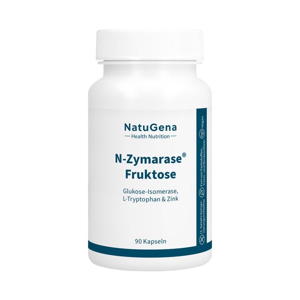 N-zymarase Fruktose L-tryptophan & Zink Kapseln 90 St