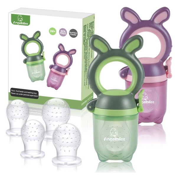 ANGELBLISS Fruchtsauger Baby/Schnuller, Schätzchen Schnuller Obst Gemüse Sauger für 3-24 Monate 1 St