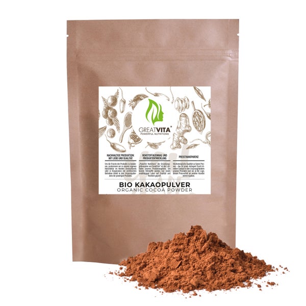 GreatVita Bio Kakaopulver 800 g