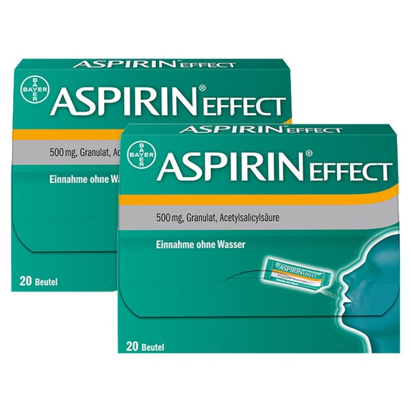 Aspirin® Effect Granulat Doppelpack 2X20 St