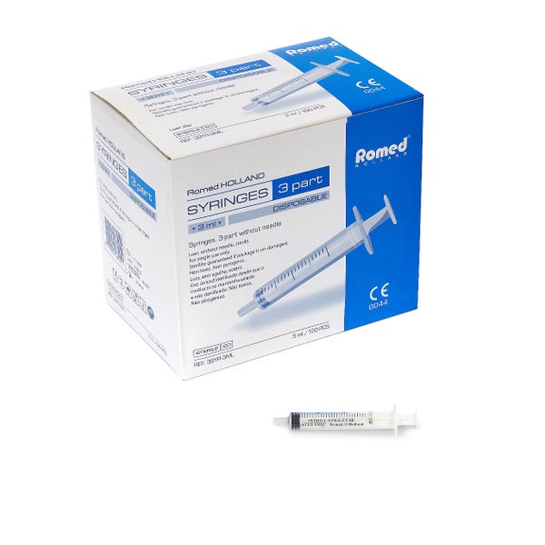Romed Einmalspritzen, 3-teilig, steril, 2-3 ml 50 St
