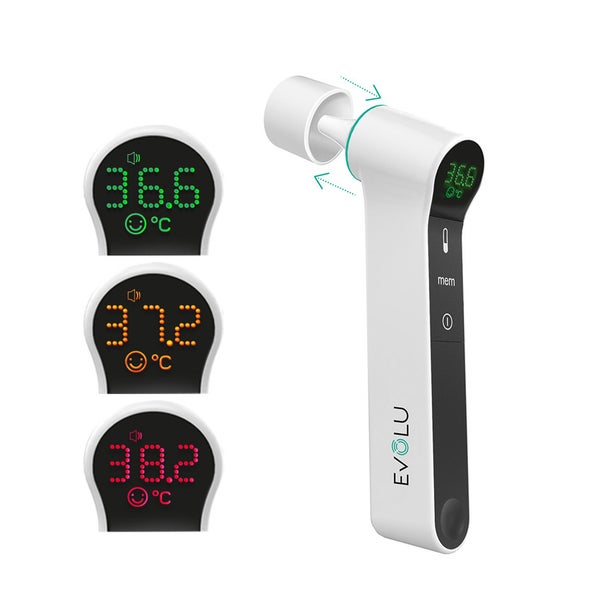 EVOLU Infrarot Thermometer 3 in 1 Ohr, Stirn & Oberfläche 1 St