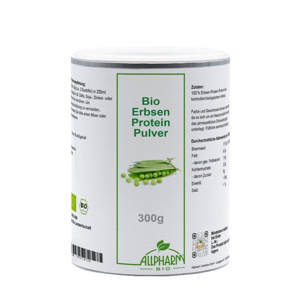 Bio Erbsen Protein Allpharm 300 g