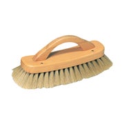 Redecker Schuh-Glanzbürste mit Griff, helles Roßhaar