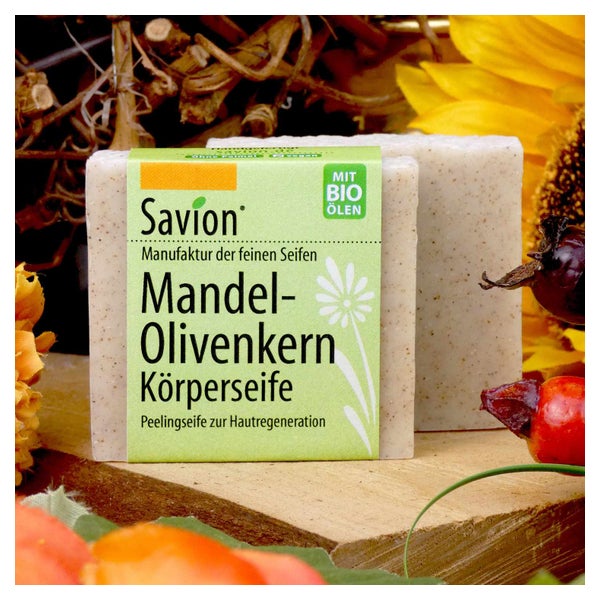 Mandel-Olivenkern Peelingseife