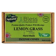 Räucherkegel Lemongras Handgedippt Bio Lemon Grass Pack Of 2 1 St