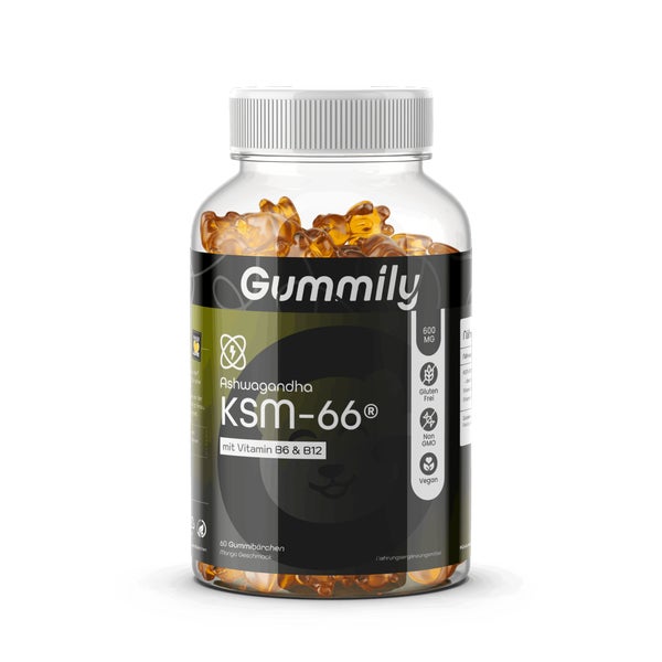 KSM-66 Ashwagandha Extrakt mit Vitamin B6 60 St