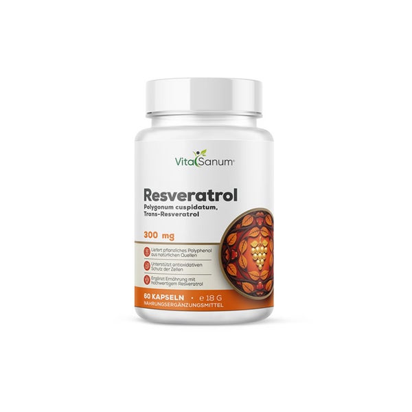 VitaSanum® - Resveratrol (Polygonum cuspidatum) 300 mg 60 Kapseln 60 St