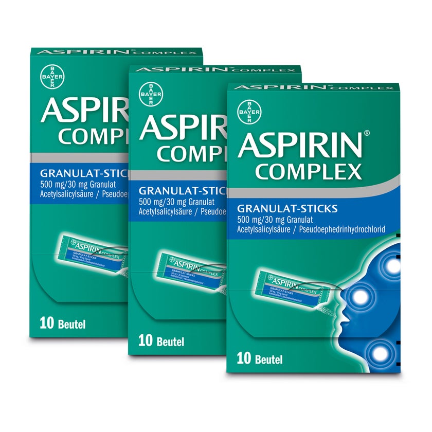 Aspirin® Complex Granulat-Sticks Dreierpack 3X10 St