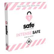 Intense Safe stimulierend Noppen Rippen 36 Kondome (36 Kondome) 36 St