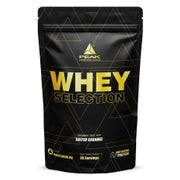 PEAK Whey Selection - 900g - Geschmack Salted Caramel I 30 Portionen I für Muskelaufbau I Proteinquelle: Whey Konzentrat, Isolat, Hydrolysat + freies L-Leucin I mit Laktase