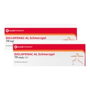 Produktabbildung: Diclofenac AL Schmerzgel 10 mg/g Gel Doppelpack 2X150 g