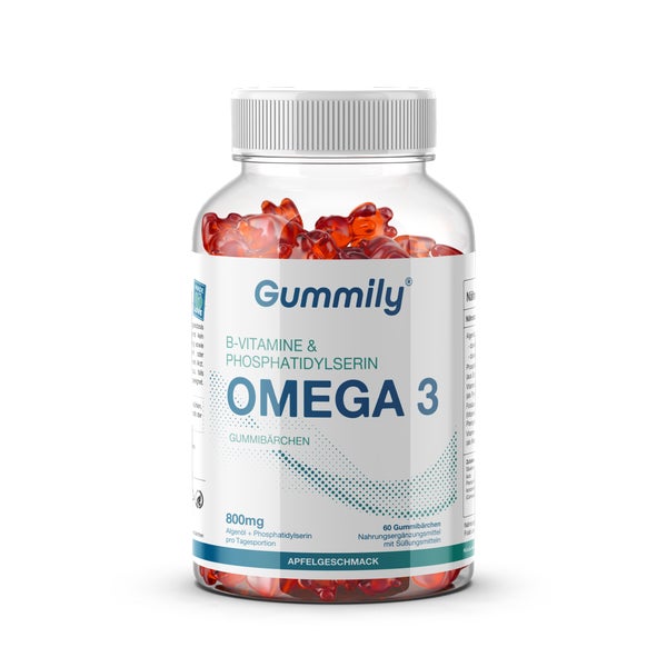 Omega 3 aus Algenöl mit B-Vitaminen & Phosphatidylserin 60 St