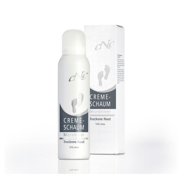 CNC -Fuß Creme-Schaum MicroSilver Trockene Haut,  - Hand- und Fußpflege 150 ml