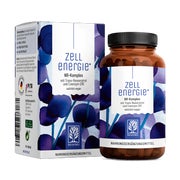 Produktabbildung: NR Komplex - Nicotinamid Ribosid (Vorstufe von NAD+) mit Coenzym Q10 & Trans-Resveratrol - ZELLENERGIE - 90 vegane Kapseln - NATURTREU® 90 St